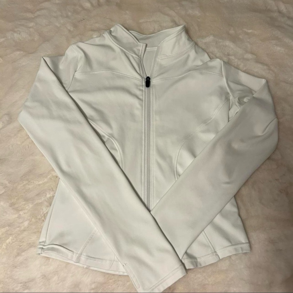 Amazon White Women's Zip-Front Utility Jacket